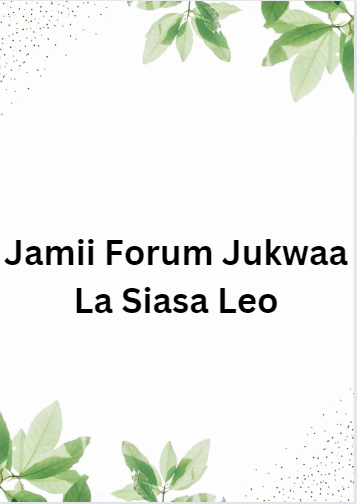 Jamii Forum Jukwaa La Siasa Leo