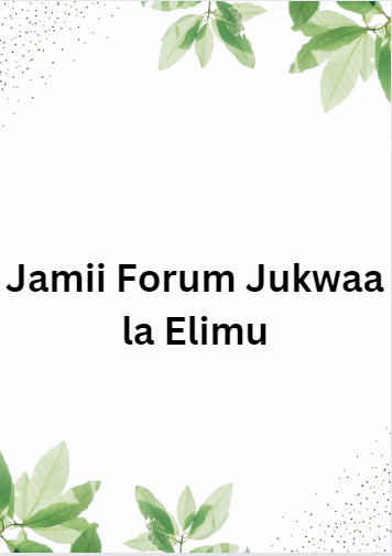 Jamii Forum Jukwaa la Elimu