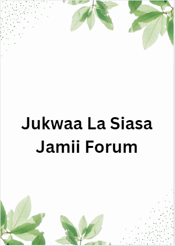 Jukwaa La Siasa Jamii Forum