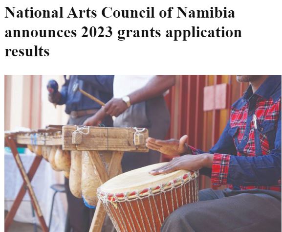 National Arts Council of Namibia (NACN) Grants Application Results Announces 2023